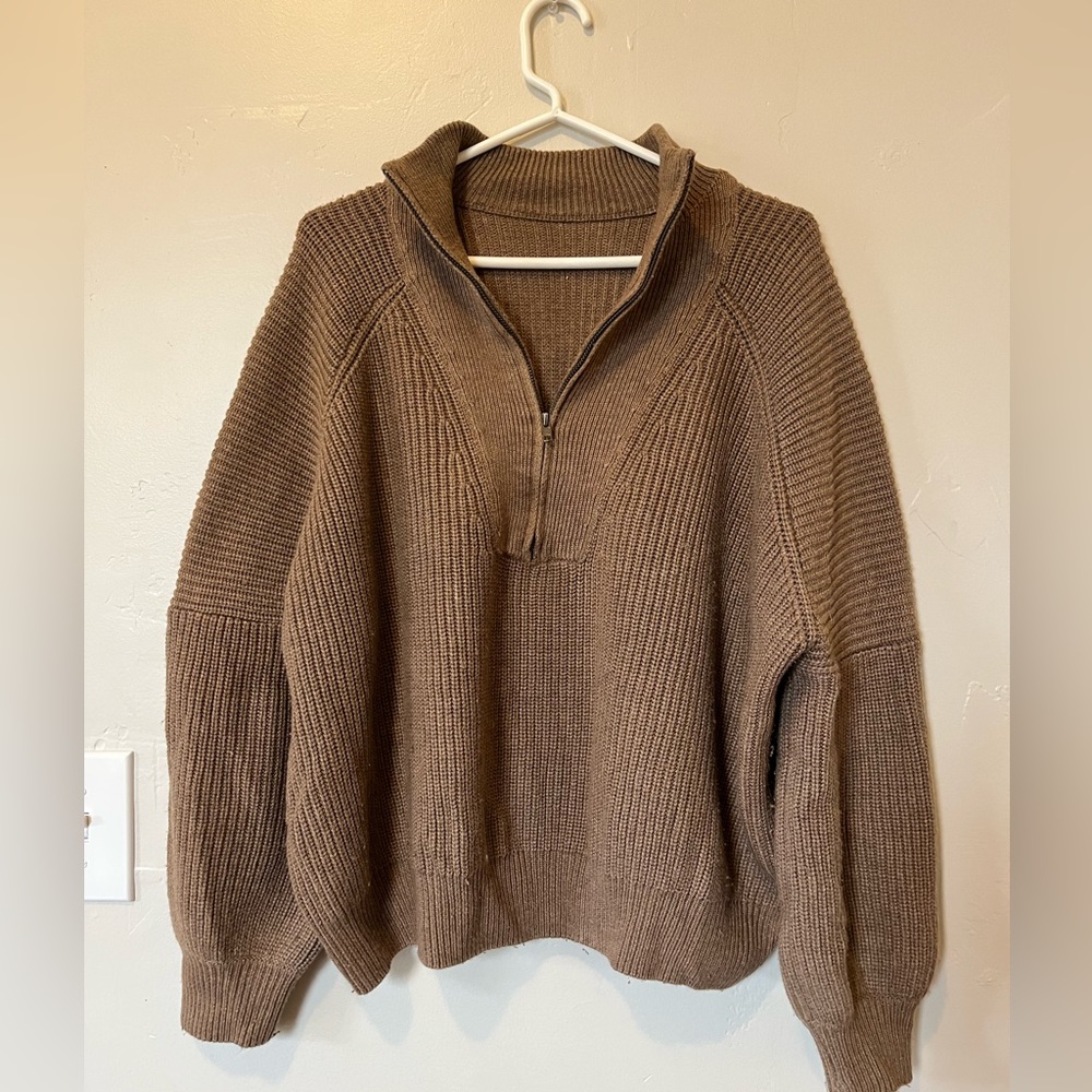 J. ING quarter zip sweater